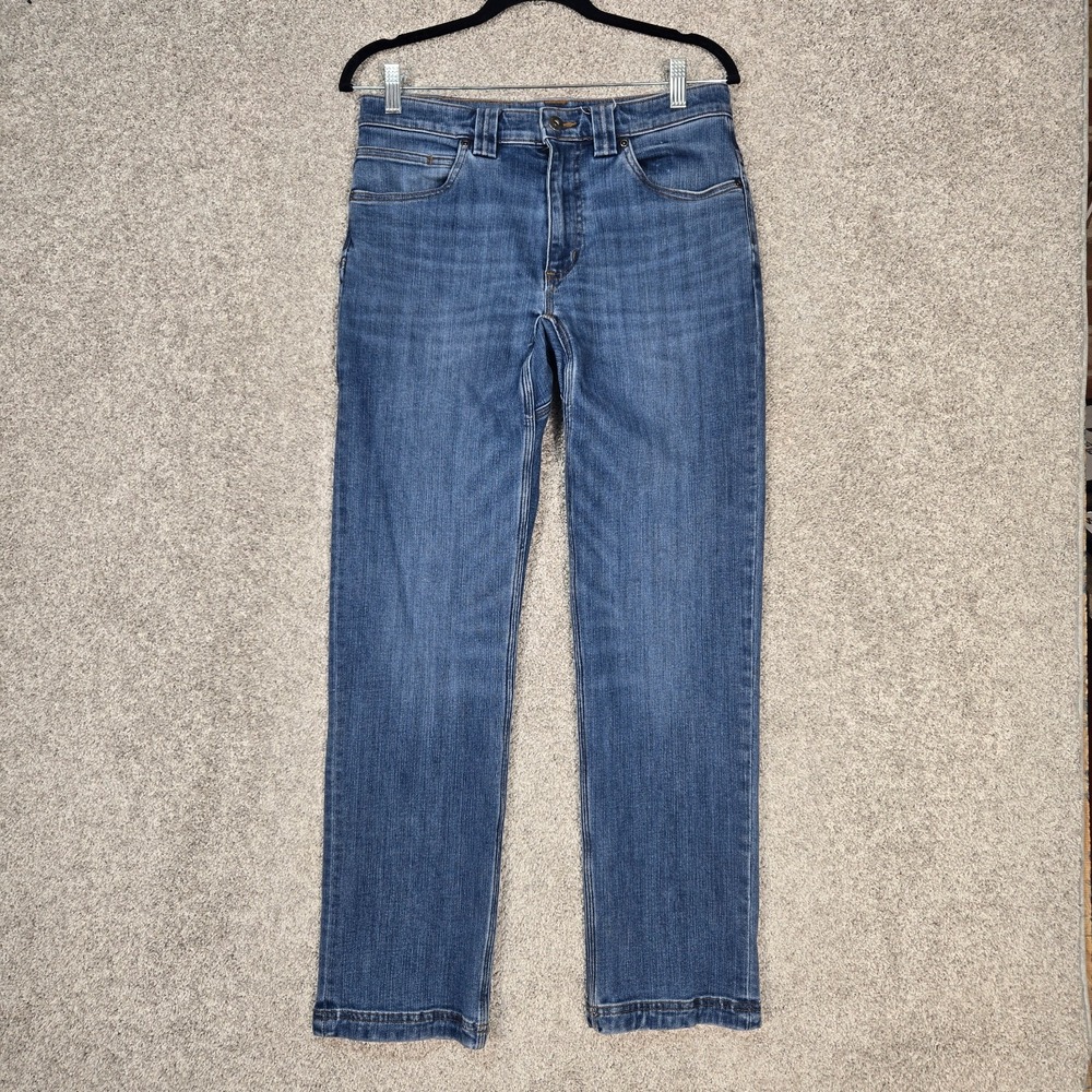 Duluth Trading Ballroom Double Flex Jeans Standard Fit Men's 30x30 blue